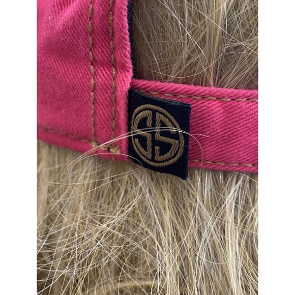 Simply Southern Follow Your Pink Cotton Women's Adjustable Cap Hat Outdoors EUC - Picture 8 of 12